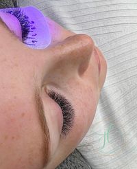 Wimpernverl&auml;ngerung mit UV System